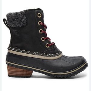 Sorel Slimpack II lace waterproof Boots size 9.5 women like new